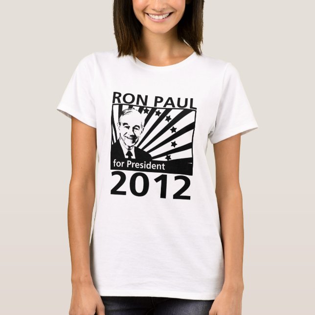 Ron Paul für Präsidenten 2012 T-Shirt (Vorderseite)