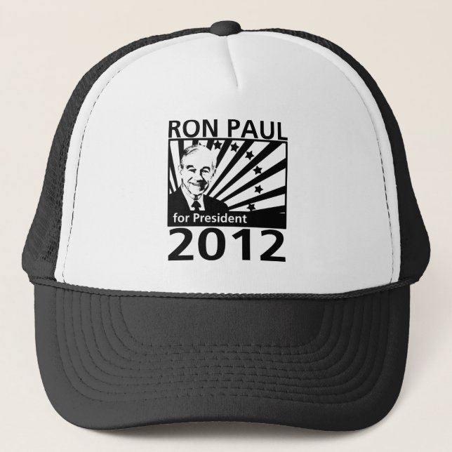 Ron Paul für Präsidenten 2012 Truckerkappe (Vorderseite)