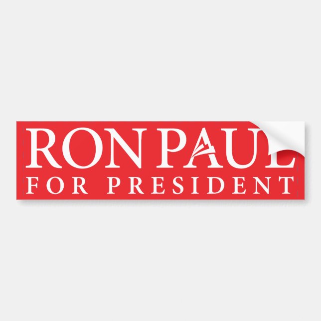 Ron Paul für Präsidenten Autoaufkleber (Vorne)