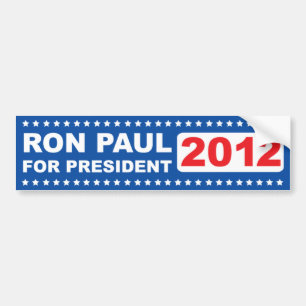 Ron Paul für Präsidenten Autoaufkleber 2012