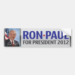 Ron Paul für Präsidenten Autoaufkleber 2012