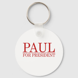 RON PAUL FÜR PRÄSIDENTEN (Rot Schlüsselanhänger