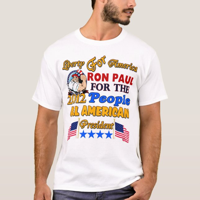 Ron Paul für Präsidenten T-Shirt (Vorderseite)