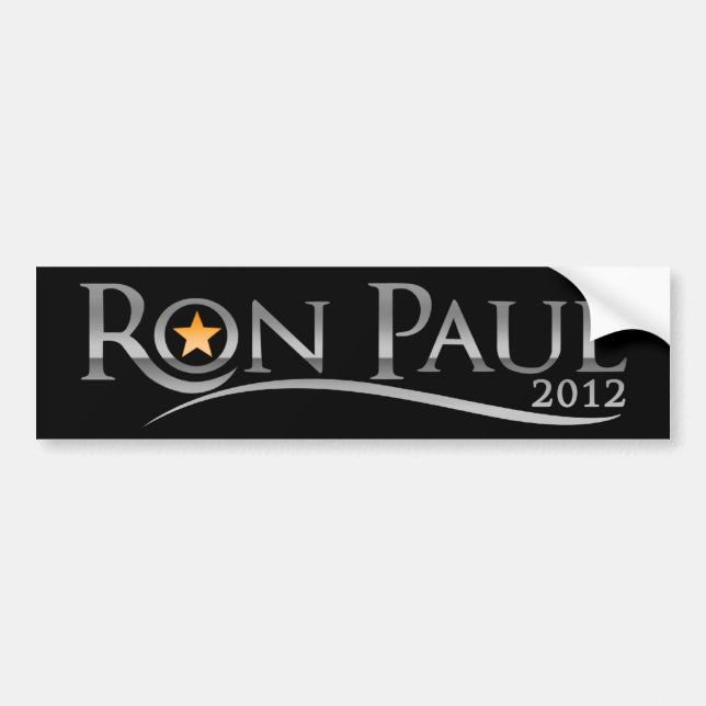 Ron Paul Goldstar 2012 Autoaufkleber (Vorne)