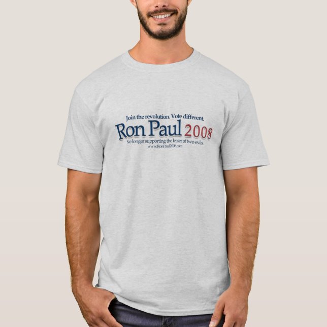 Ron Paul - Grau T-Shirt (Vorderseite)