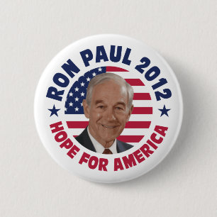 Ron Paul-Hoffnung für Amerika Button