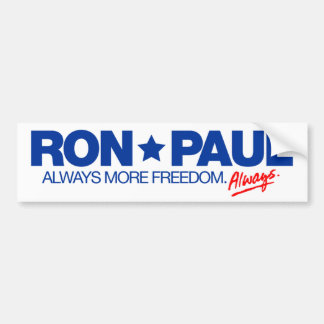 Ron Paul immer Autoaufkleber