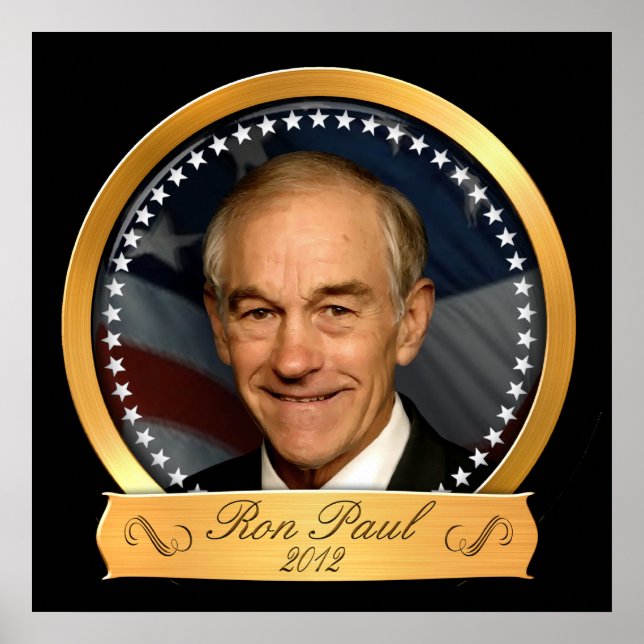 Ron Paul in 2012 Gold Edition Poster (Vorne)