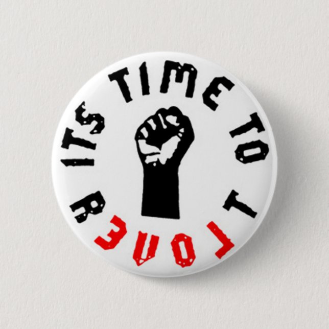 Ron Paul ist es Zeit, aufzulehnen Knopf Button (Vorderseite)