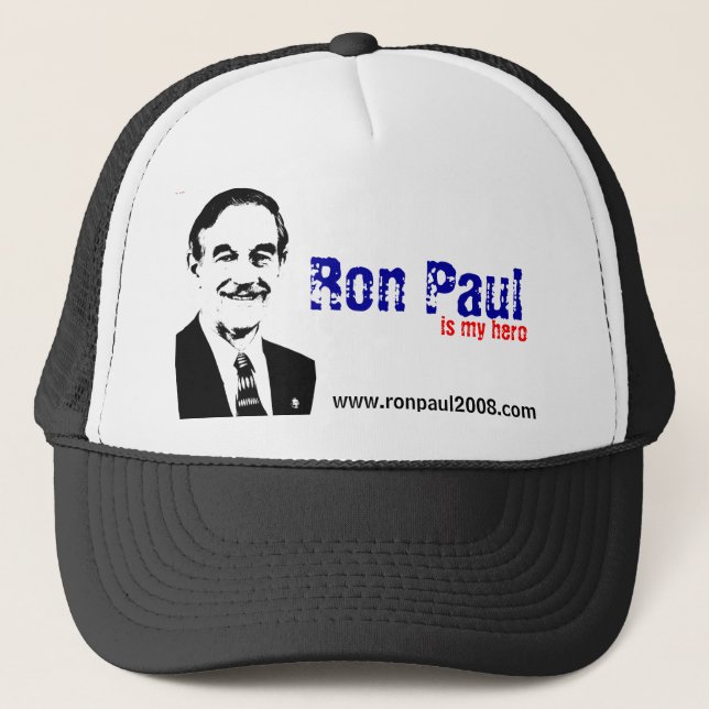 Ron Paul ist mein Held Truckerkappe (Vorderseite)