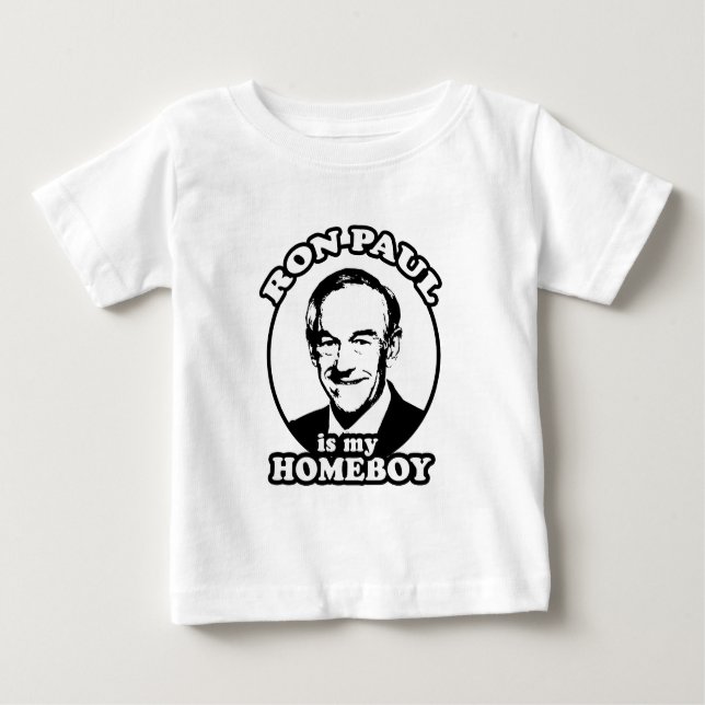 Ron Paul ist mein Homeboy Baby T-shirt (Vorderseite)