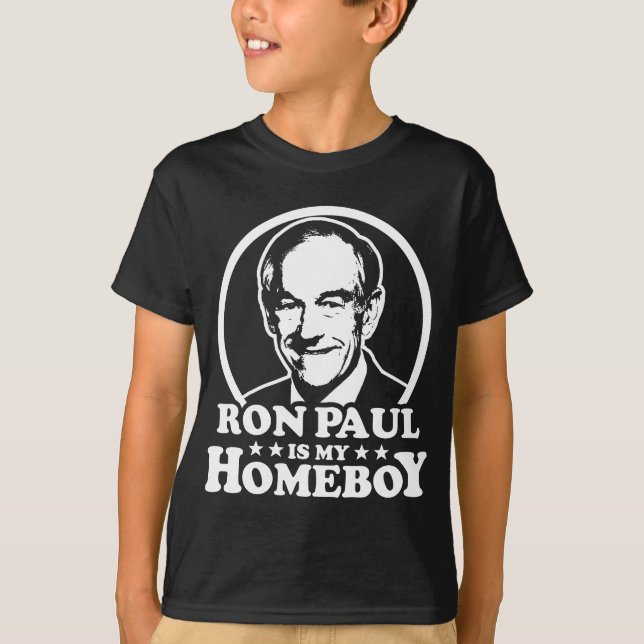 Ron Paul ist mein Homeboy T-Shirt (Vorderseite)