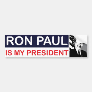 Ron Paul ist mein Präsident Autoaufkleber