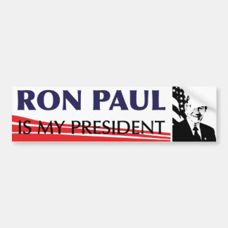 Ron Paul ist mein Präsident Autoaufkleber