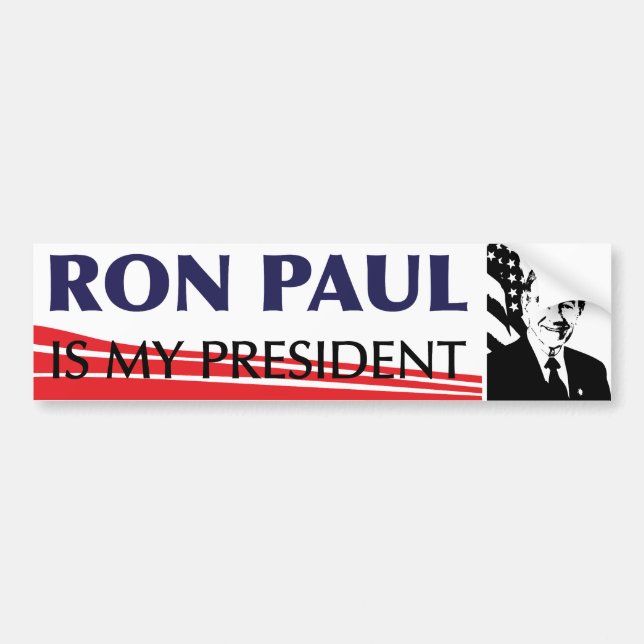 Ron Paul ist mein Präsident Autoaufkleber (Vorne)
