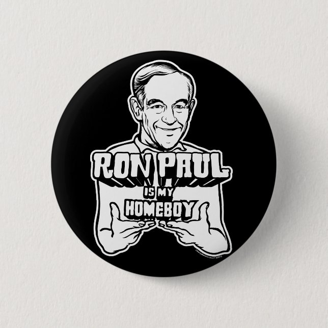 Ron Paul ist meine Homeboy-Knöpfe Button (Vorderseite)