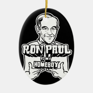 Ron Paul ist meine Homeboy-Verzierung Keramikornament