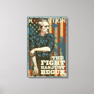 Ron Paul Just Begun Canvas Print Leinwanddruck