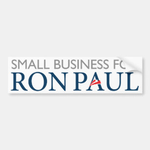 Ron Paul Kleinbetrieb-Autoaufkleber Autoaufkleber