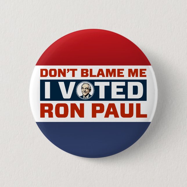 Ron Paul-Knopf Button (Vorderseite)