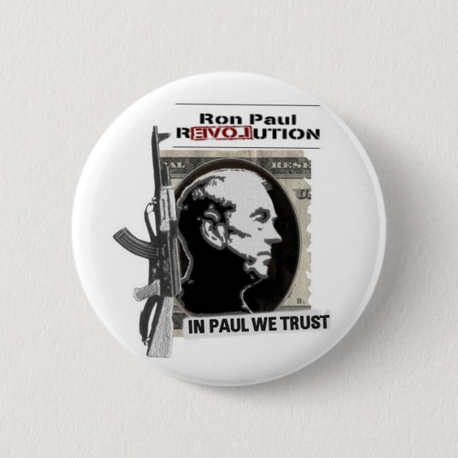 Ron Paul-Knopf Button (Vorderseite)