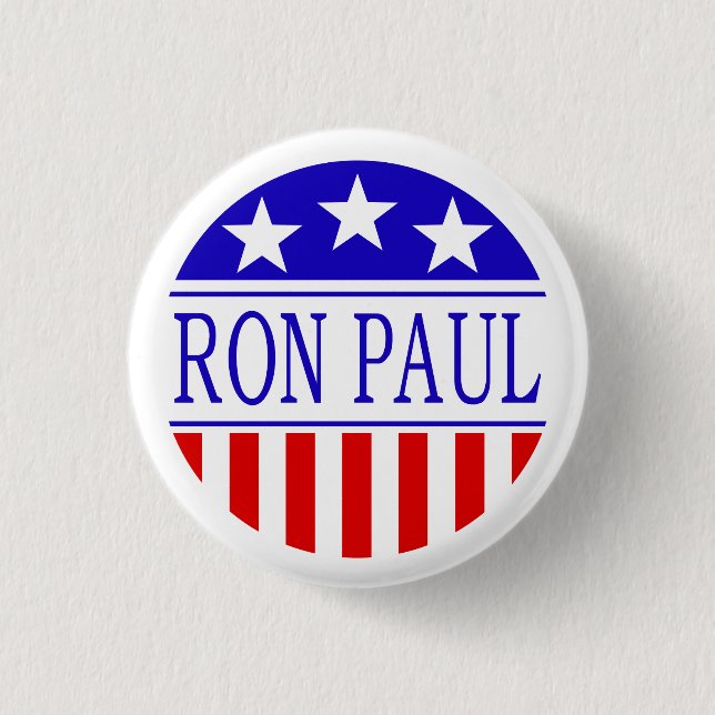 Ron Paul-Knopf Button (Vorderseite)