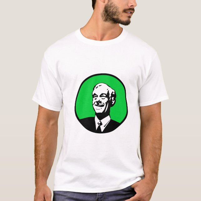 Ron Paul-Kreis-Grün T-Shirt (Vorderseite)