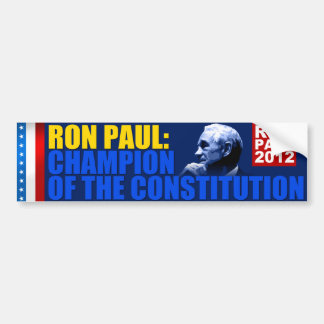 Ron Paul: Meister der Konstitution Autoaufkleber