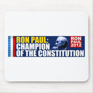 Ron Paul: Meister der Konstitution Mousepad