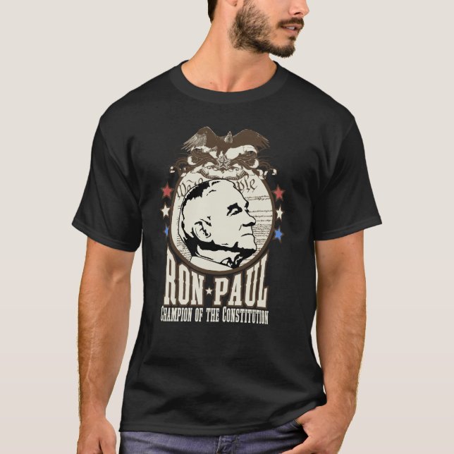 Ron Paul-Meister der Konstitution T-Shirt (Vorderseite)