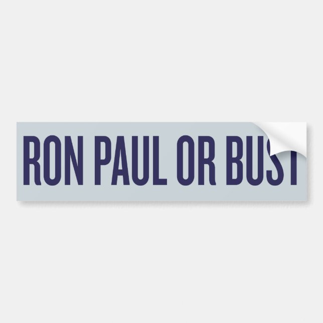 Ron Paul oder Fehlschlag-Autoaufkleber Autoaufkleber (Vorne)