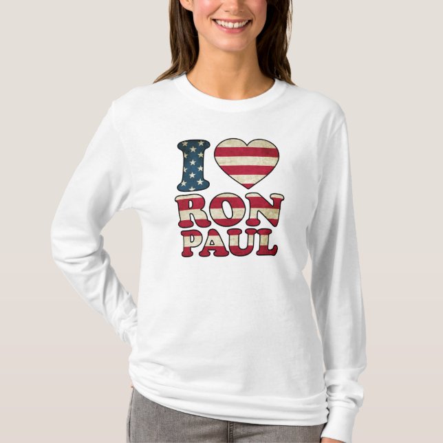 Ron Paul patriotisch T-Shirt (Vorderseite)