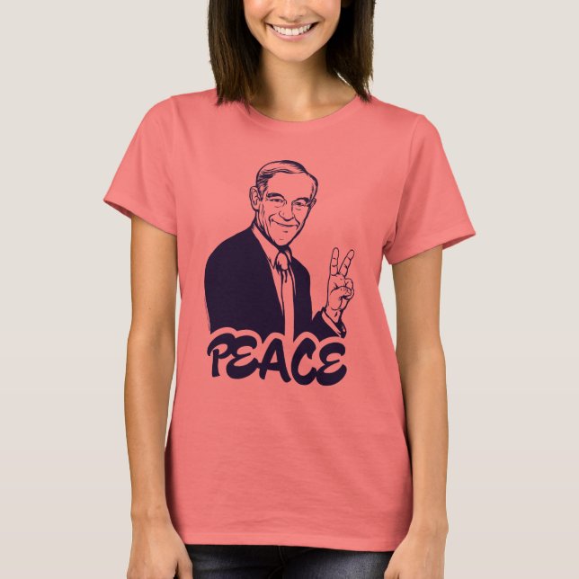 Ron Paul Peace T - Shirt (Vorderseite)