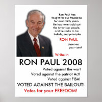 RON PAUL POSTER!