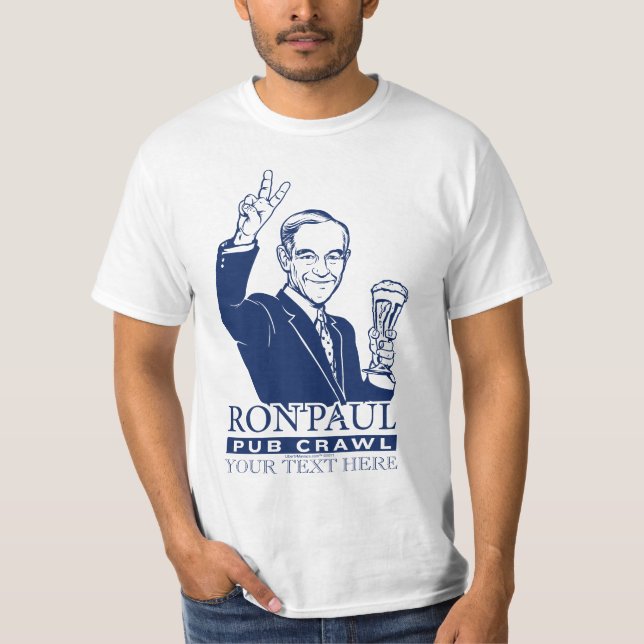 Ron Paul Pub-Schleichen-kundengerechtes Shirt (Vorderseite)