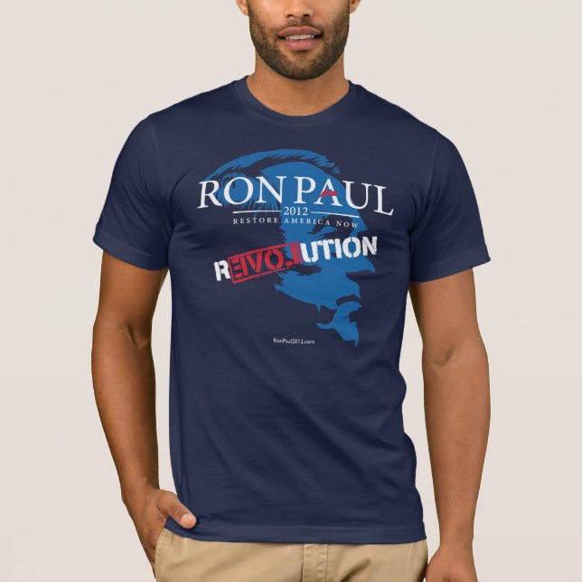 Ron Paul Revolution 2012 Shirt (Vorderseite)