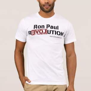 Ron Paul Revolution angepasste T T-Shirt