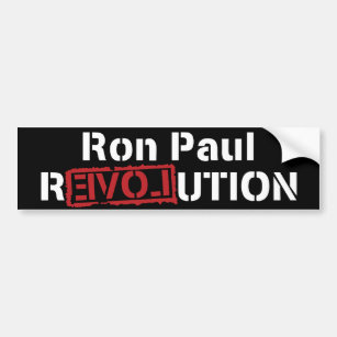 Ron Paul-Revolution Autoaufkleber