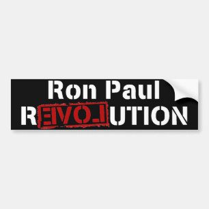 Ron Paul Revolution Autoaufkleber