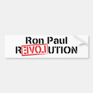 Ron Paul Revolution Autoaufkleber