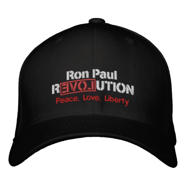 Ron Paul Revolution bestickter Hut (Vorderseite)