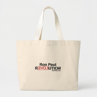 Ron Paul-Revolution Jumbo Stoffbeutel