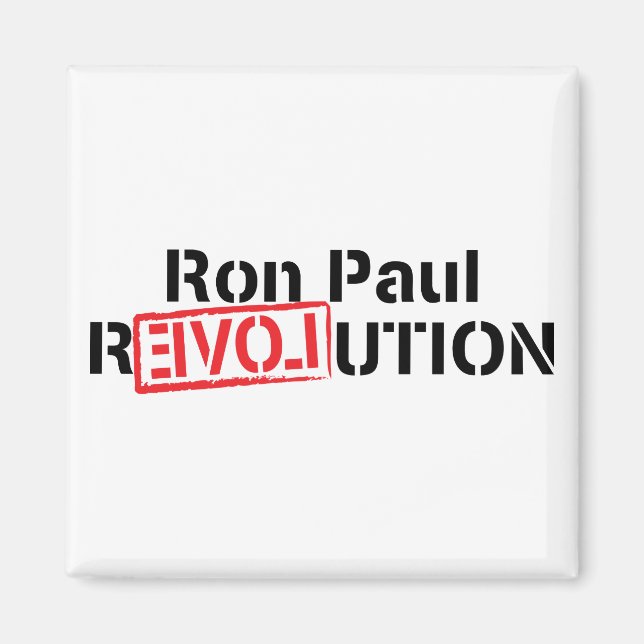 Ron Paul Revolution Magnet (Vorne)
