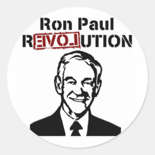 Ron Paul Revolution Round Sticker