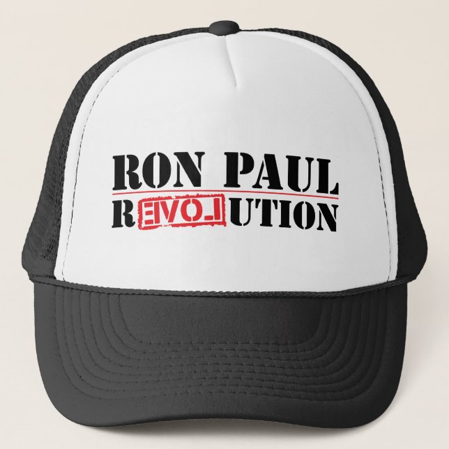 Ron Paul-Revolution Truckerkappe (Vorderseite)