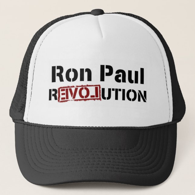 Ron Paul-Revolution Truckerkappe (Vorderseite)