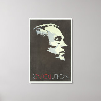Ron Paul Revolution Vintage Leinwand