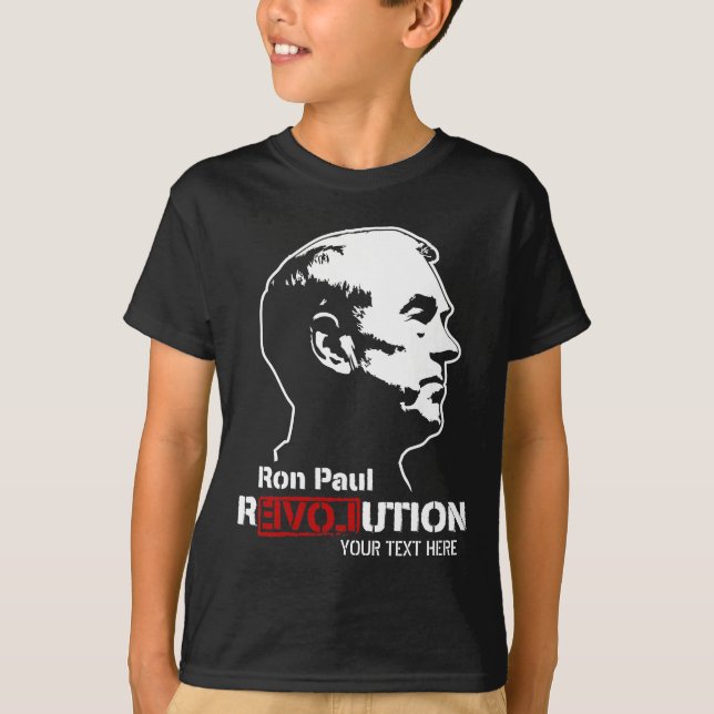 Ron Paul Revolutionpersonalisierter Hoodie T-Shirt (Vorderseite)
