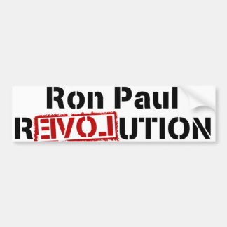 Ron Paul Revolutions-Autoaufkleber Autoaufkleber