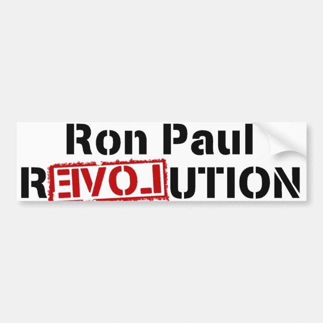 Ron Paul Revolutions-Autoaufkleber Autoaufkleber (Vorne)
